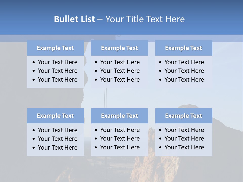 Climber Rappelling PowerPoint Template