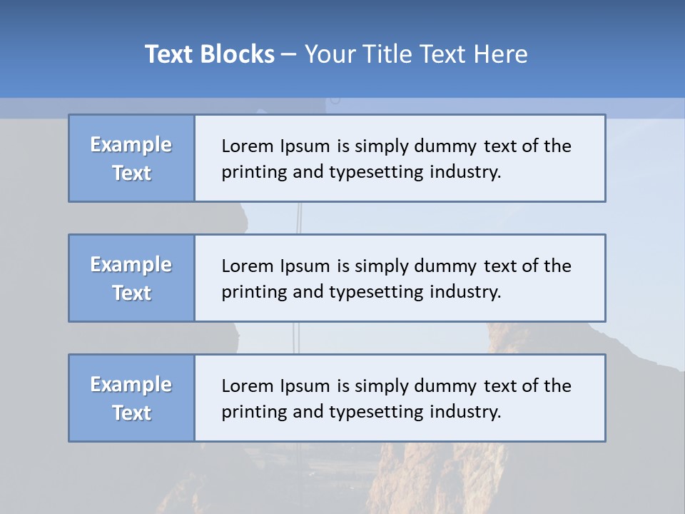 Climber Rappelling PowerPoint Template