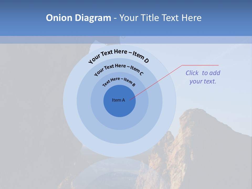 Climber Rappelling PowerPoint Template