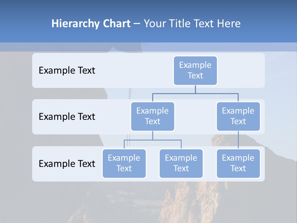 Climber Rappelling PowerPoint Template