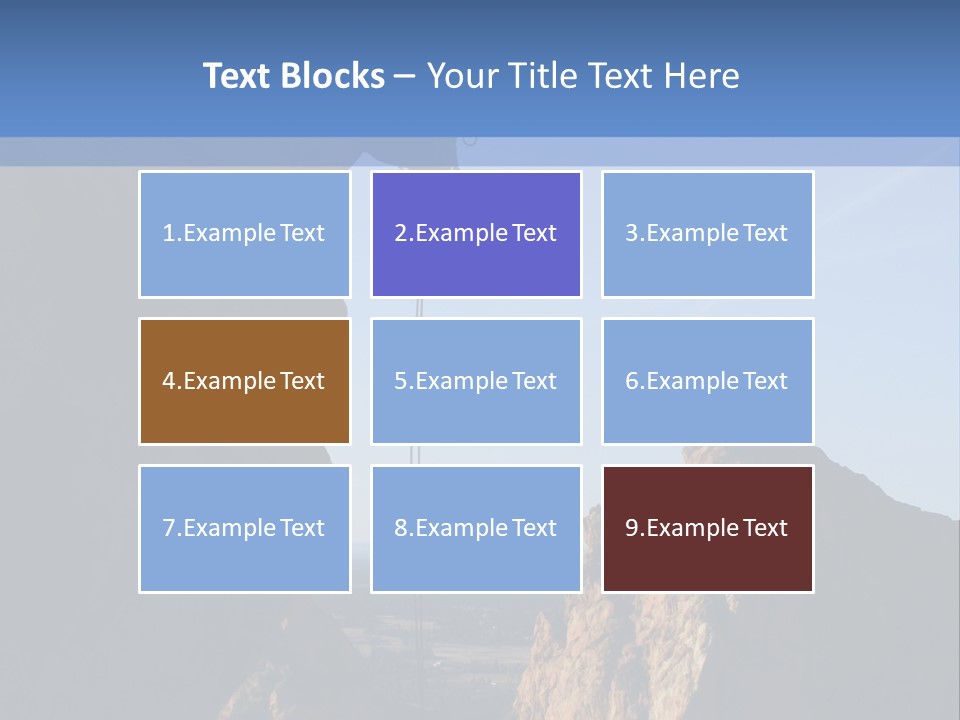 Climber Rappelling PowerPoint Template