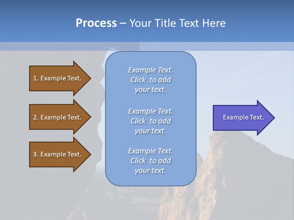 Climber Rappelling PowerPoint Template