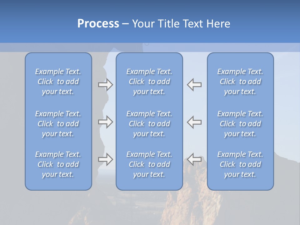 Climber Rappelling PowerPoint Template