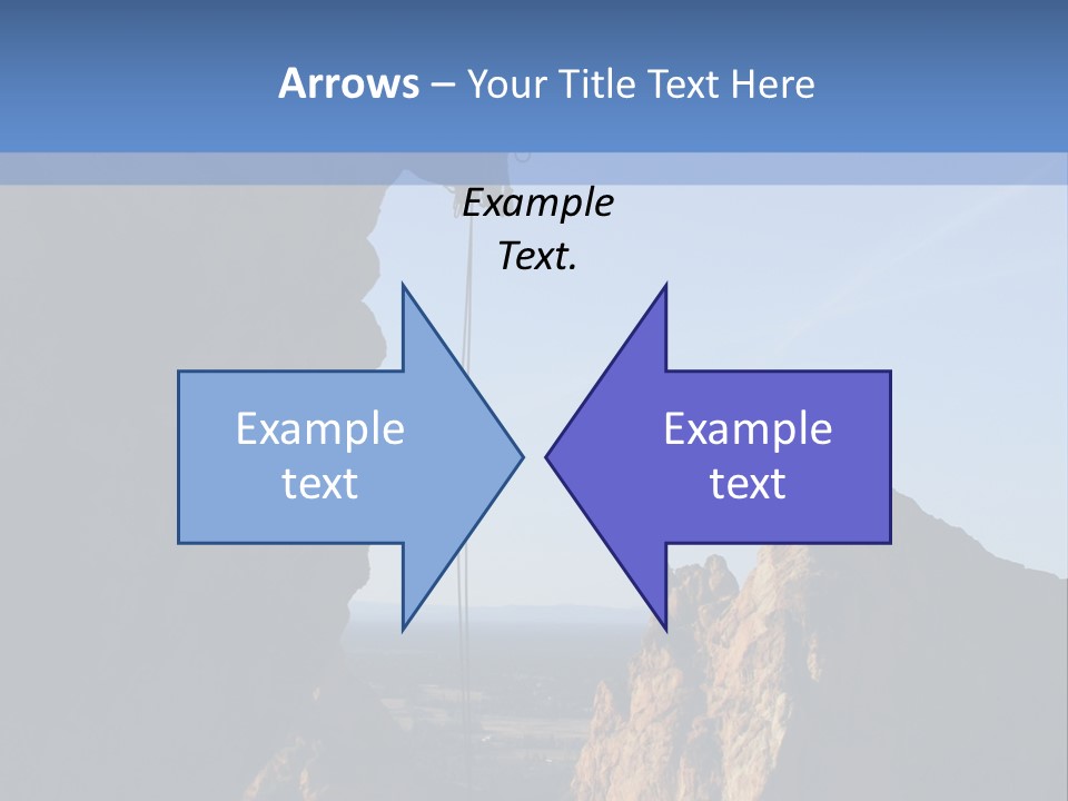 Climber Rappelling PowerPoint Template