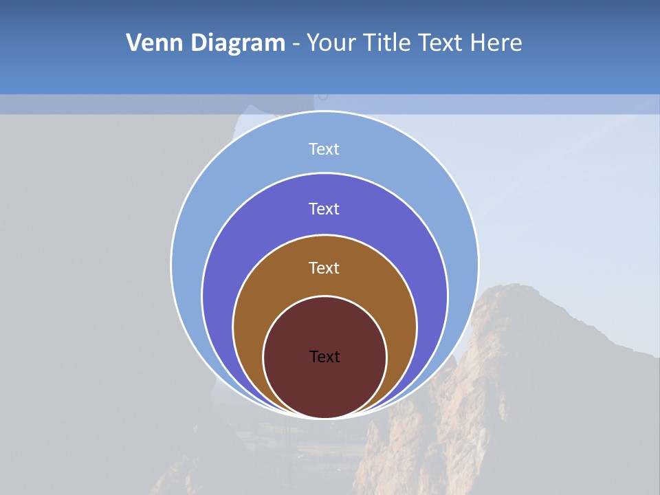 Climber Rappelling PowerPoint Template