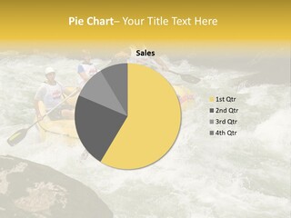 European Rafting Championship R6 On The Rapids Of River Vrbas Near Banja Luka, Republika Srpska, Bosnia And Herzegovina PowerPoint Template