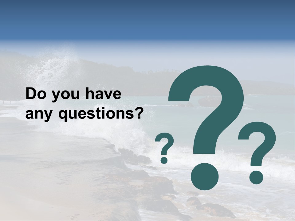 Picture Of A Caribbean Beach With A Turquoise Sea Where A Wave Is Hitting A Rock. Taken In Playa Rincon, Samana, Dominican Republic. PowerPoint Template