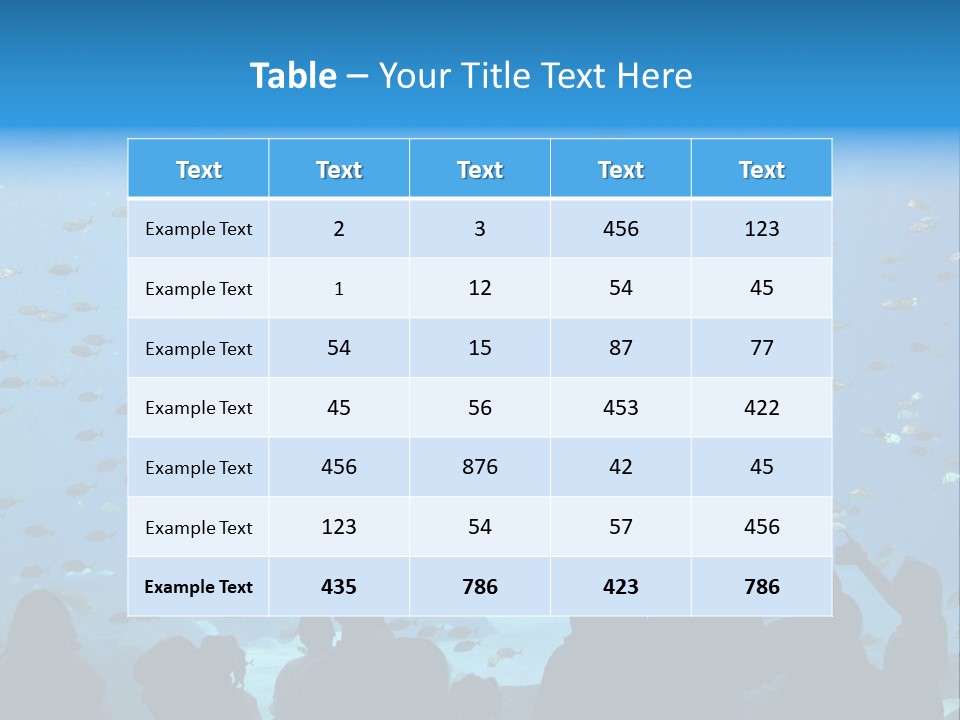 A Large Group Of People Looking At A Shark In An Aquarium PowerPoint Template