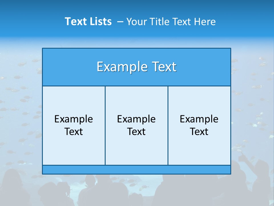 A Large Group Of People Looking At A Shark In An Aquarium PowerPoint Template