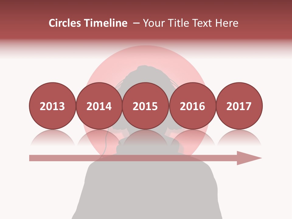 Illustration Of A Person Wearing Headphones In-Front Of The Flag Of Japan PowerPoint Template