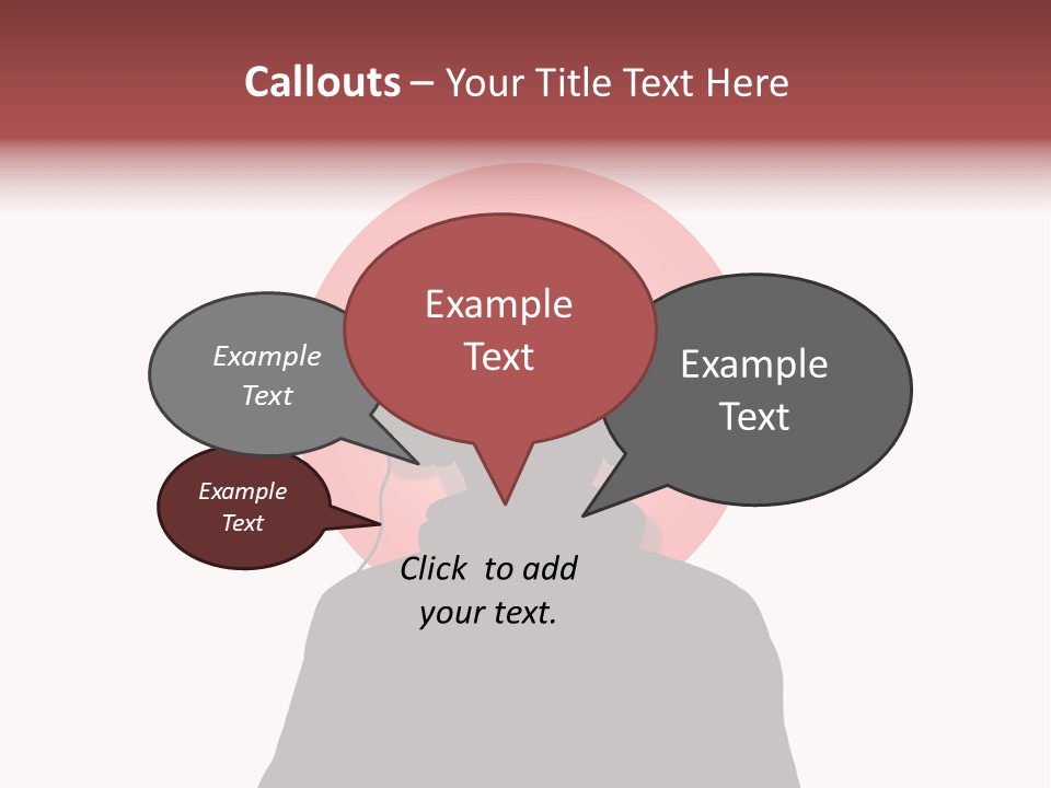 Illustration Of A Person Wearing Headphones In-Front Of The Flag Of Japan PowerPoint Template