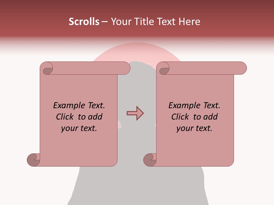 Illustration Of A Person Wearing Headphones In-Front Of The Flag Of Japan PowerPoint Template