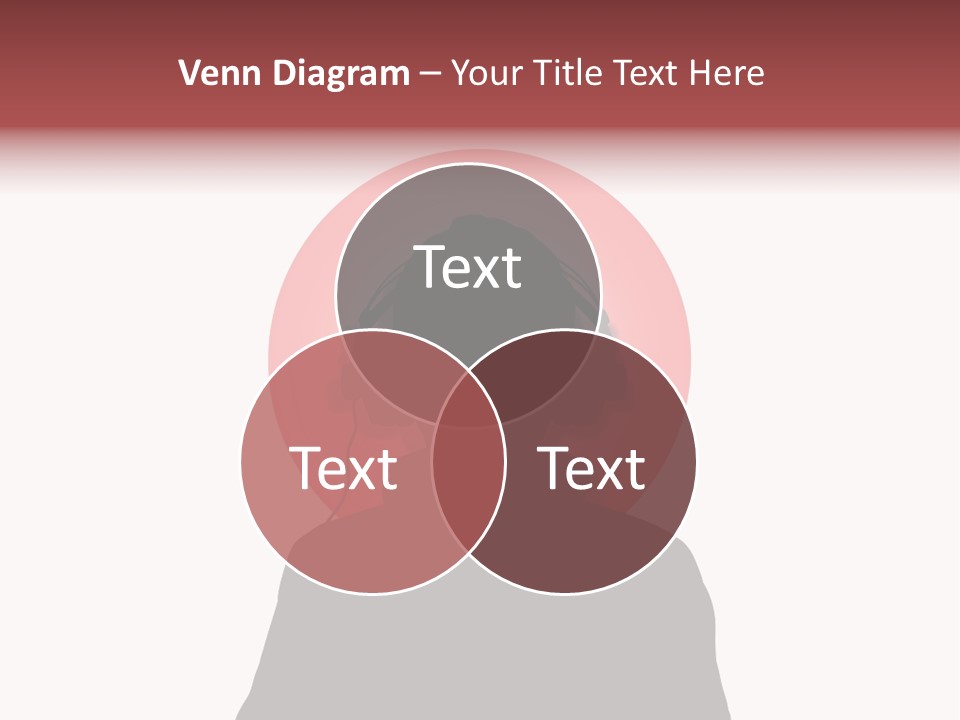 Illustration Of A Person Wearing Headphones In-Front Of The Flag Of Japan PowerPoint Template