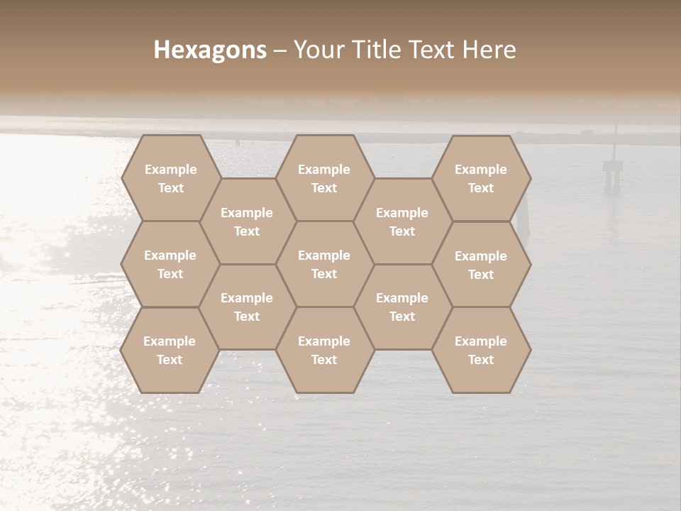 Practicing For The Regatta, Venitian Lagoon PowerPoint Template