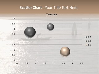 Practicing For The Regatta, Venitian Lagoon PowerPoint Template