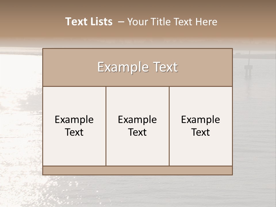 Practicing For The Regatta, Venitian Lagoon PowerPoint Template
