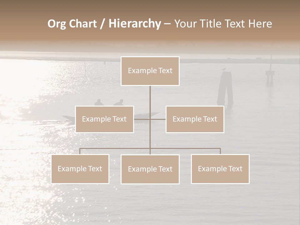 Practicing For The Regatta, Venitian Lagoon PowerPoint Template