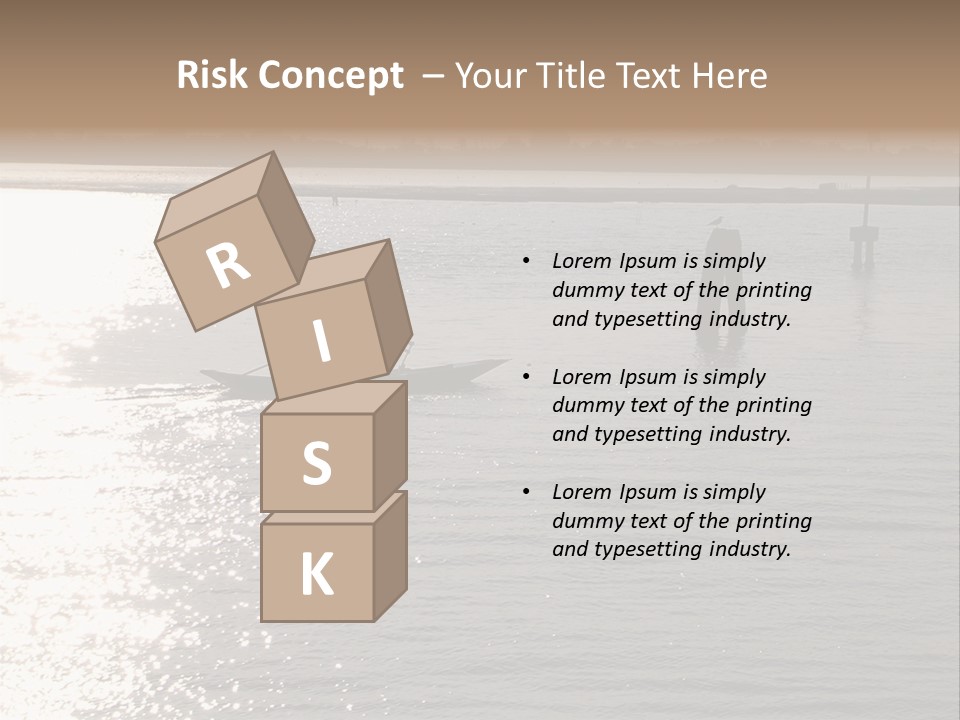 Practicing For The Regatta, Venitian Lagoon PowerPoint Template