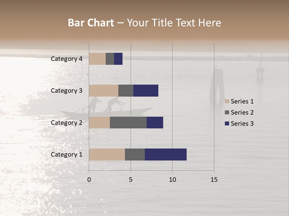Practicing For The Regatta, Venitian Lagoon PowerPoint Template