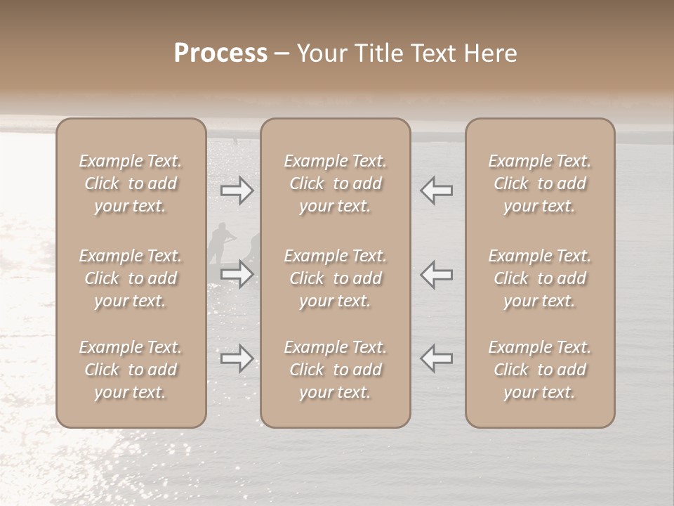 Practicing For The Regatta, Venitian Lagoon PowerPoint Template