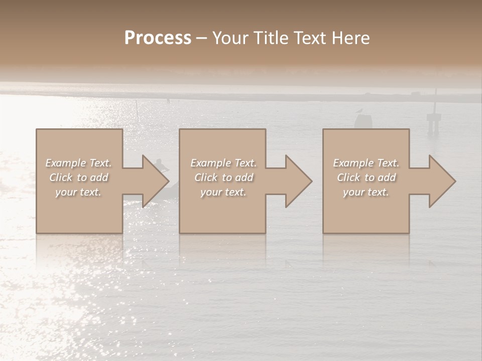 Practicing For The Regatta, Venitian Lagoon PowerPoint Template