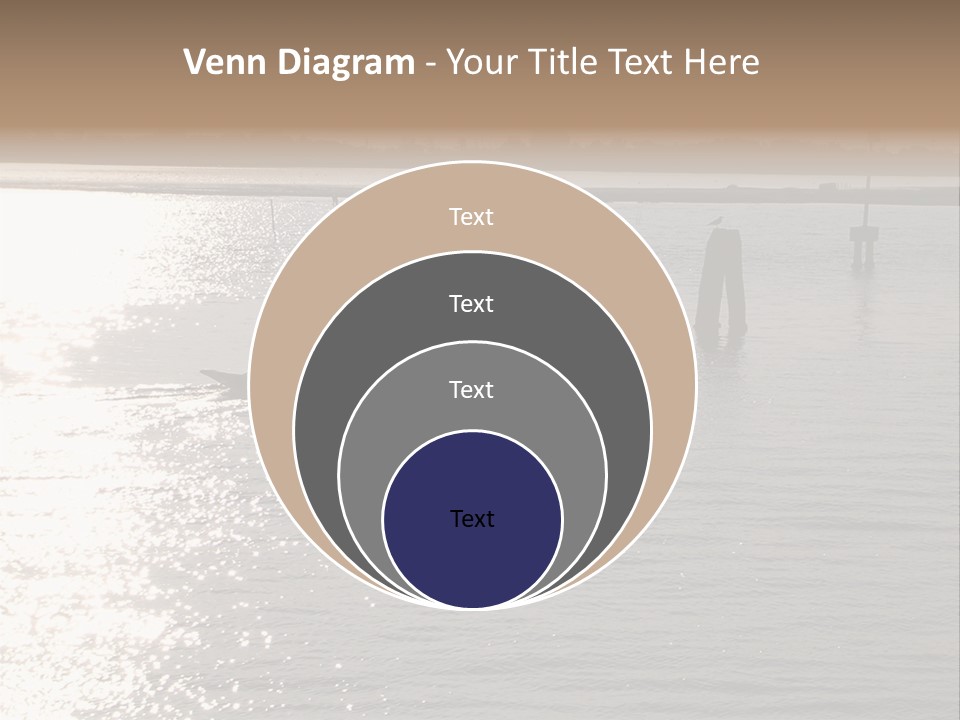 Practicing For The Regatta, Venitian Lagoon PowerPoint Template