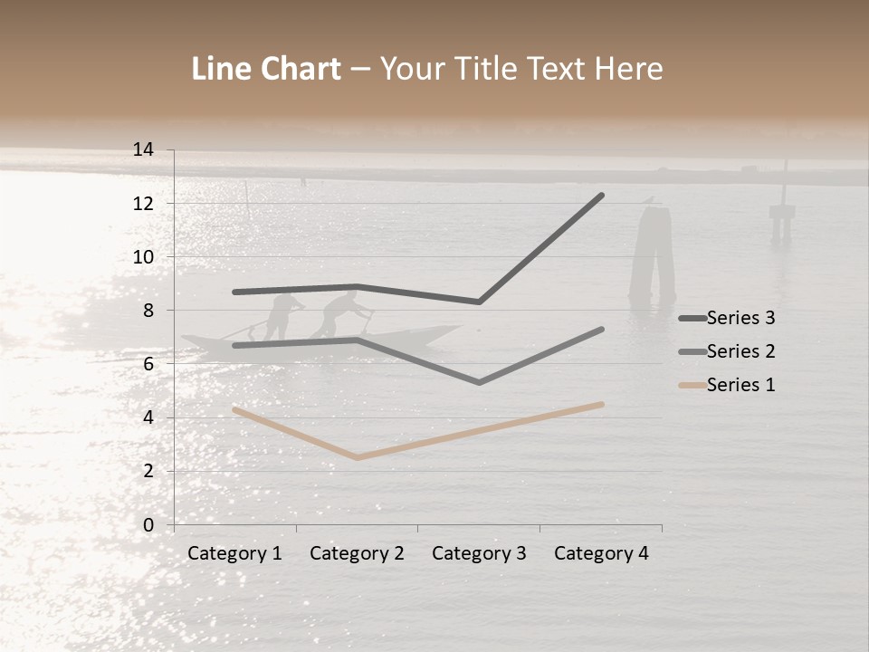Practicing For The Regatta, Venitian Lagoon PowerPoint Template