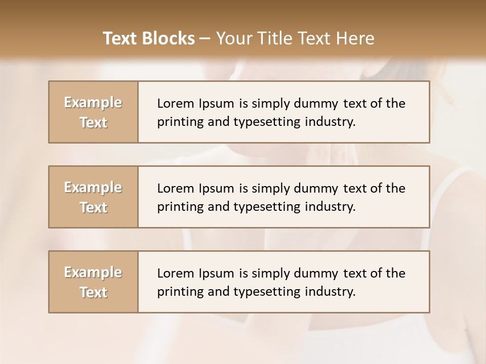 Young Woman Using A Cotton Pad To Remove Her Make-Up PowerPoint Template