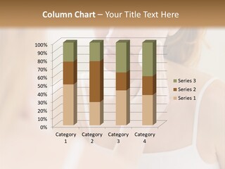 Young Woman Using A Cotton Pad To Remove Her Make-Up PowerPoint Template