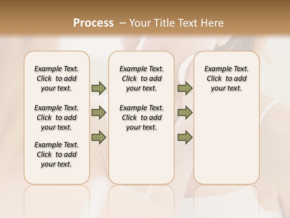 Young Woman Using A Cotton Pad To Remove Her Make-Up PowerPoint Template