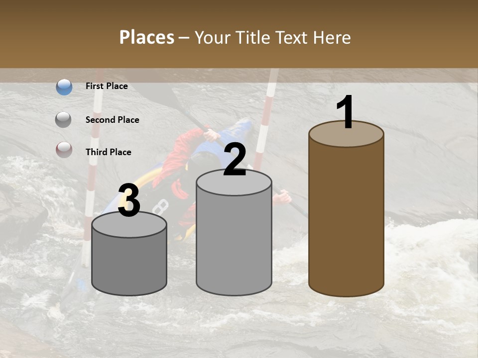 Canoing Competition PowerPoint Template