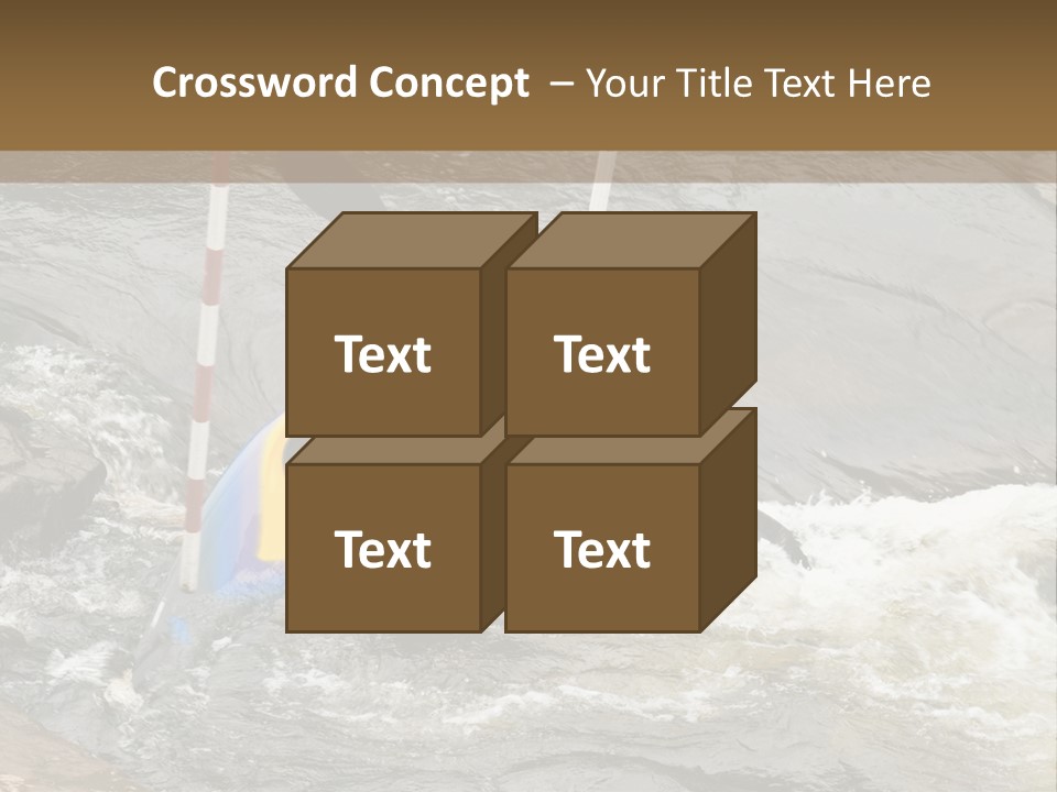 Canoing Competition PowerPoint Template