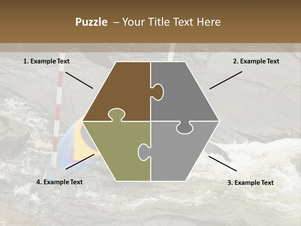 Canoing Competition PowerPoint Template