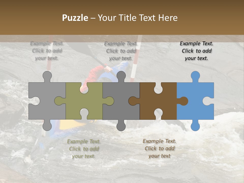 Canoing Competition PowerPoint Template
