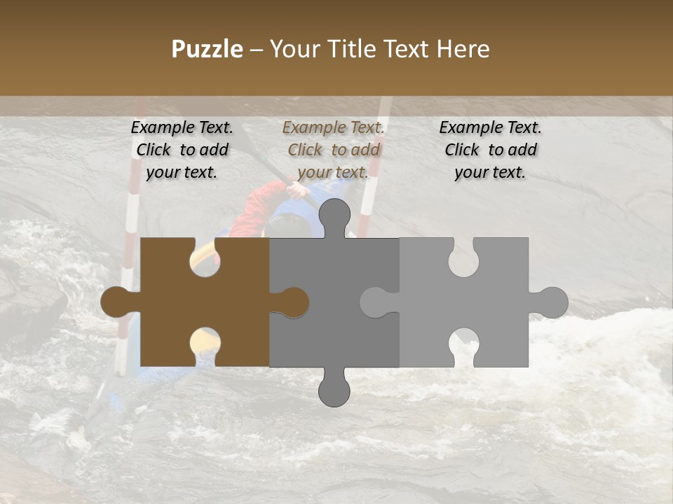Canoing Competition PowerPoint Template
