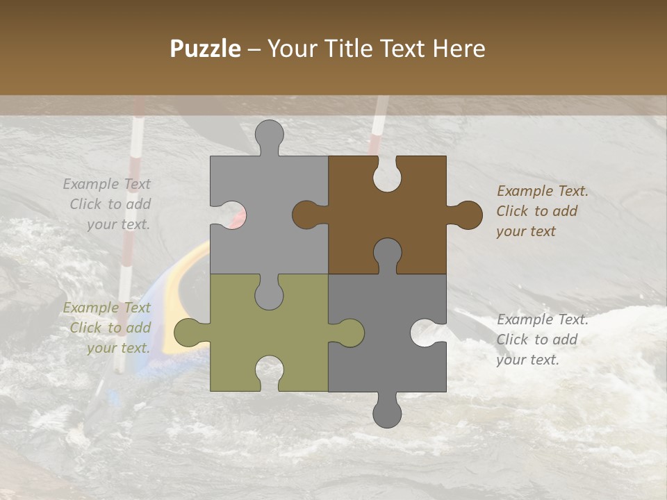 Canoing Competition PowerPoint Template