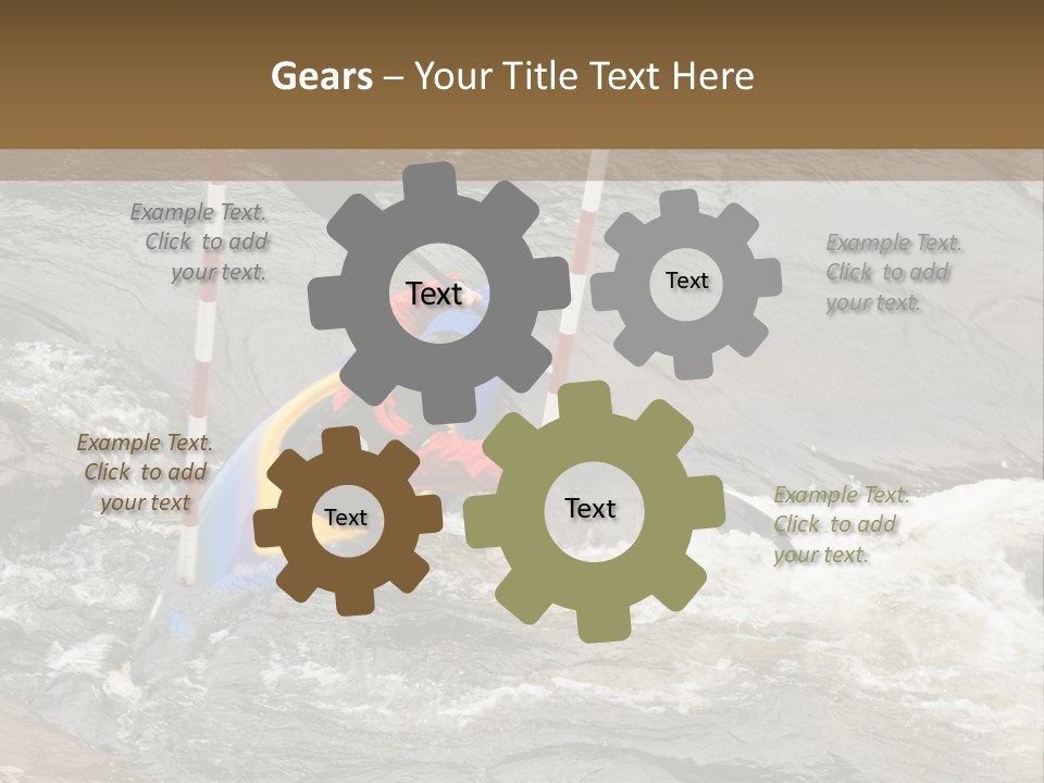 Canoing Competition PowerPoint Template