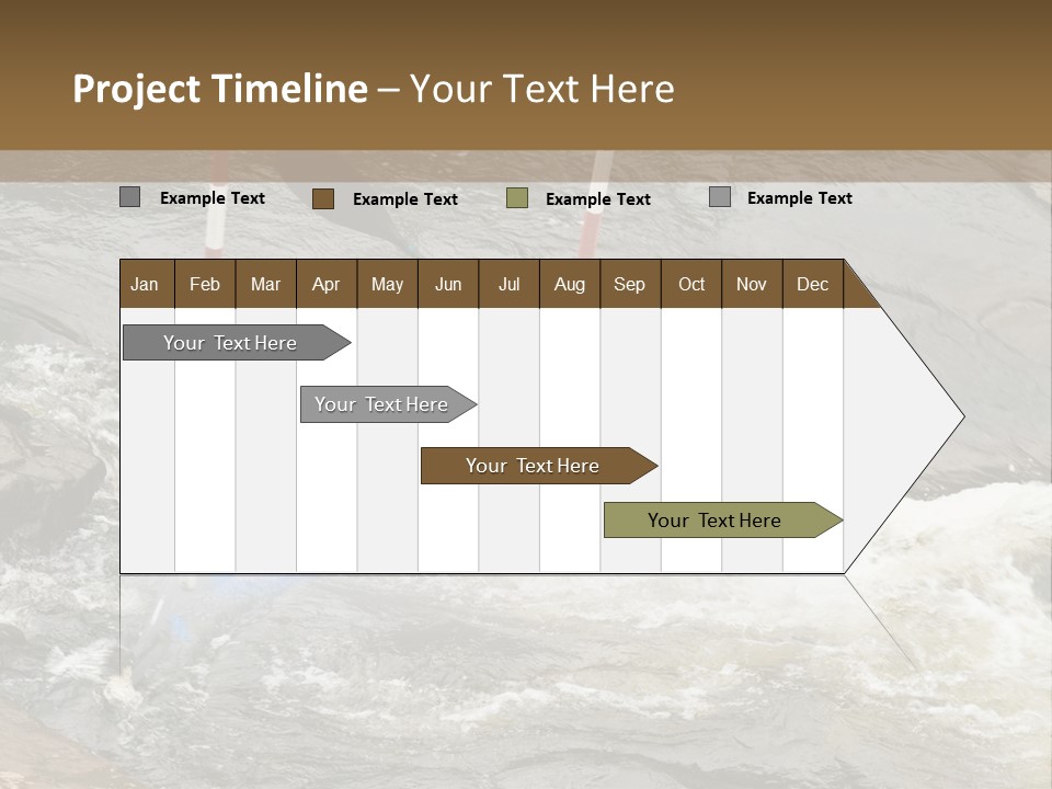 Canoing Competition PowerPoint Template