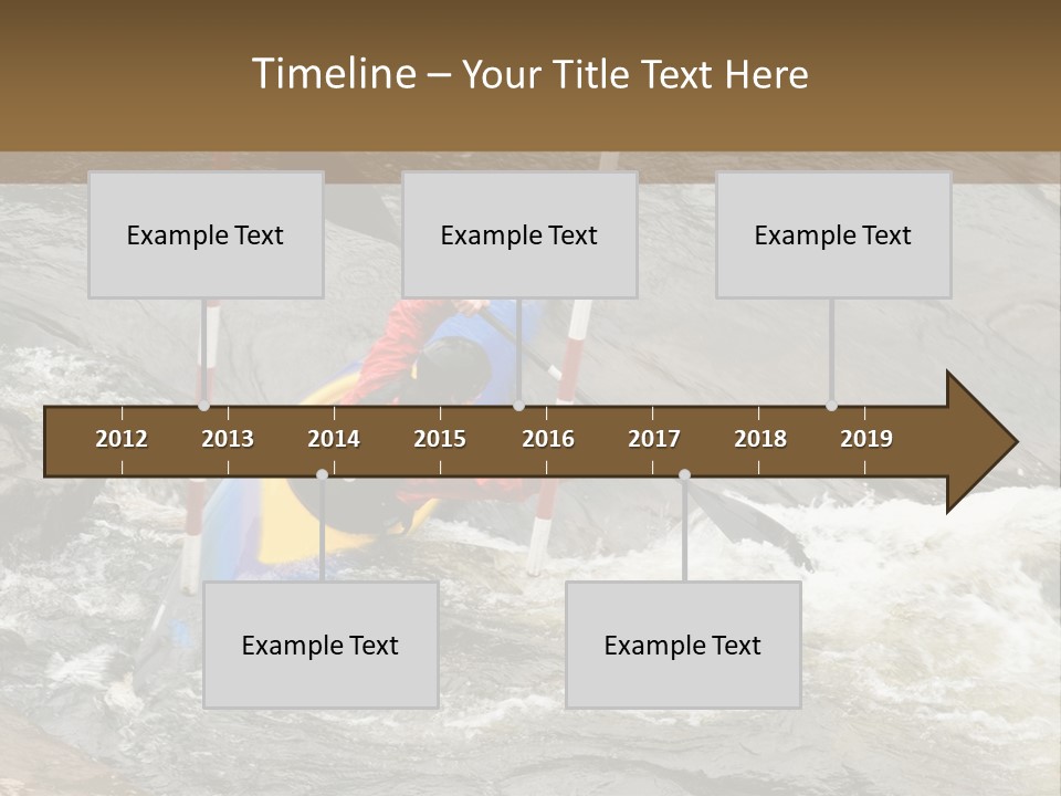 Canoing Competition PowerPoint Template