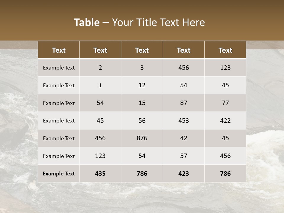 Canoing Competition PowerPoint Template