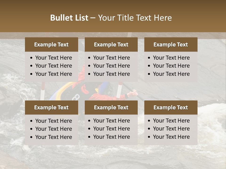 Canoing Competition PowerPoint Template
