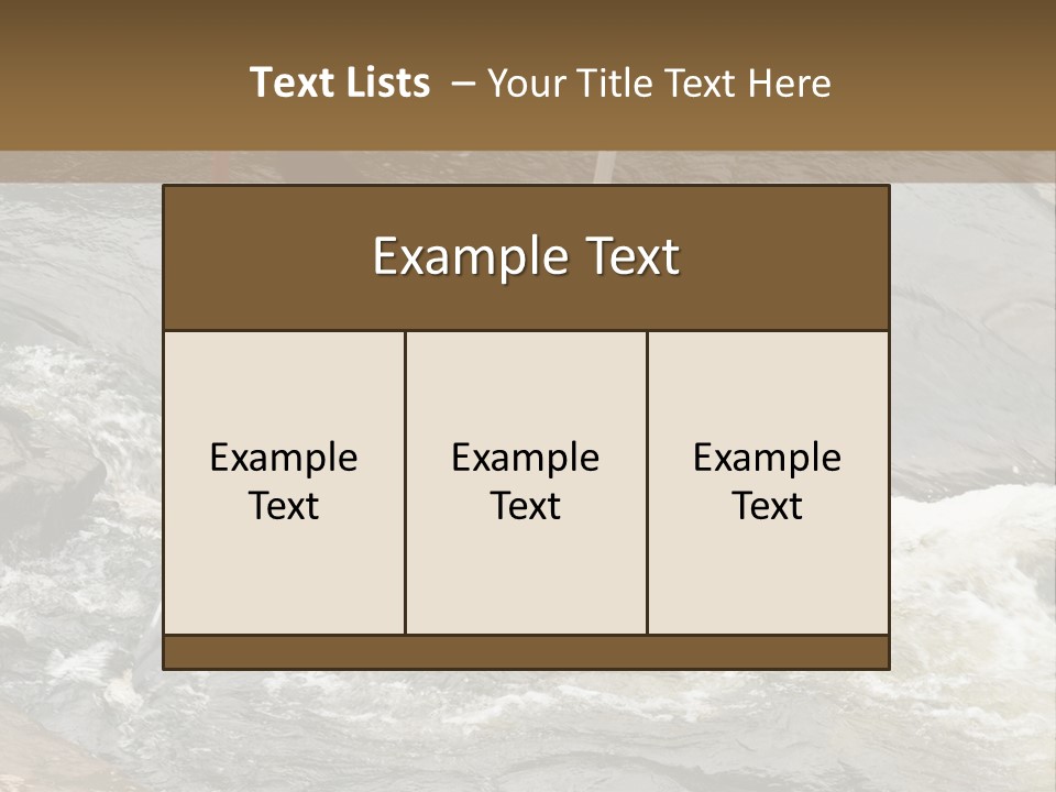 Canoing Competition PowerPoint Template