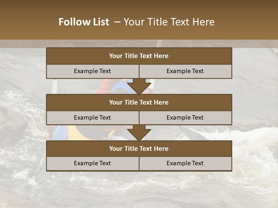 Canoing Competition PowerPoint Template