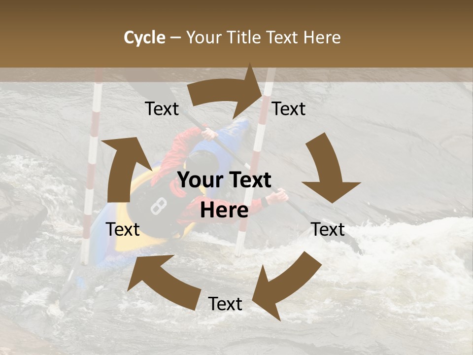 Canoing Competition PowerPoint Template