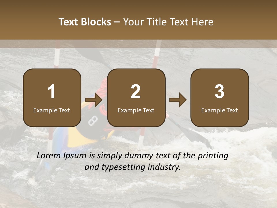 Canoing Competition PowerPoint Template