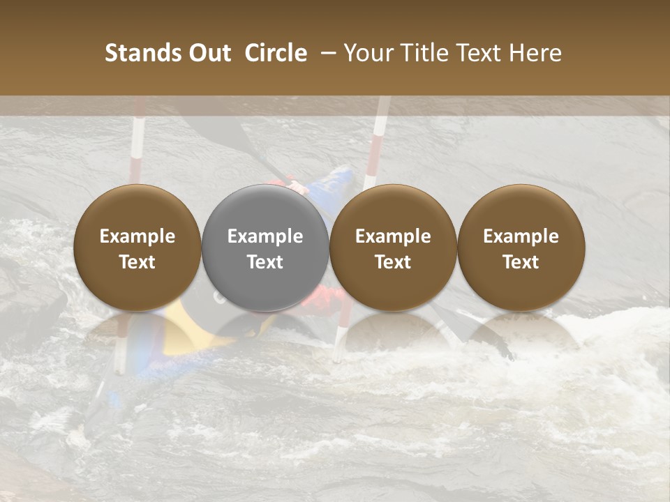 Canoing Competition PowerPoint Template