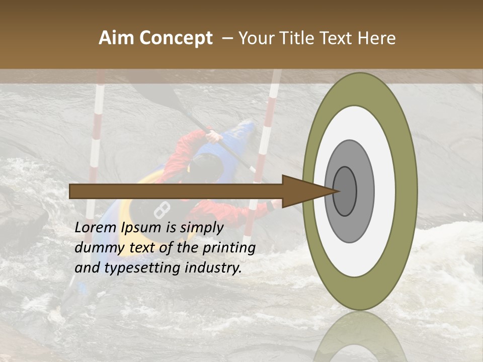 Canoing Competition PowerPoint Template