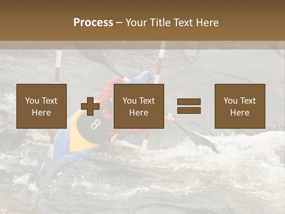 Canoing Competition PowerPoint Template