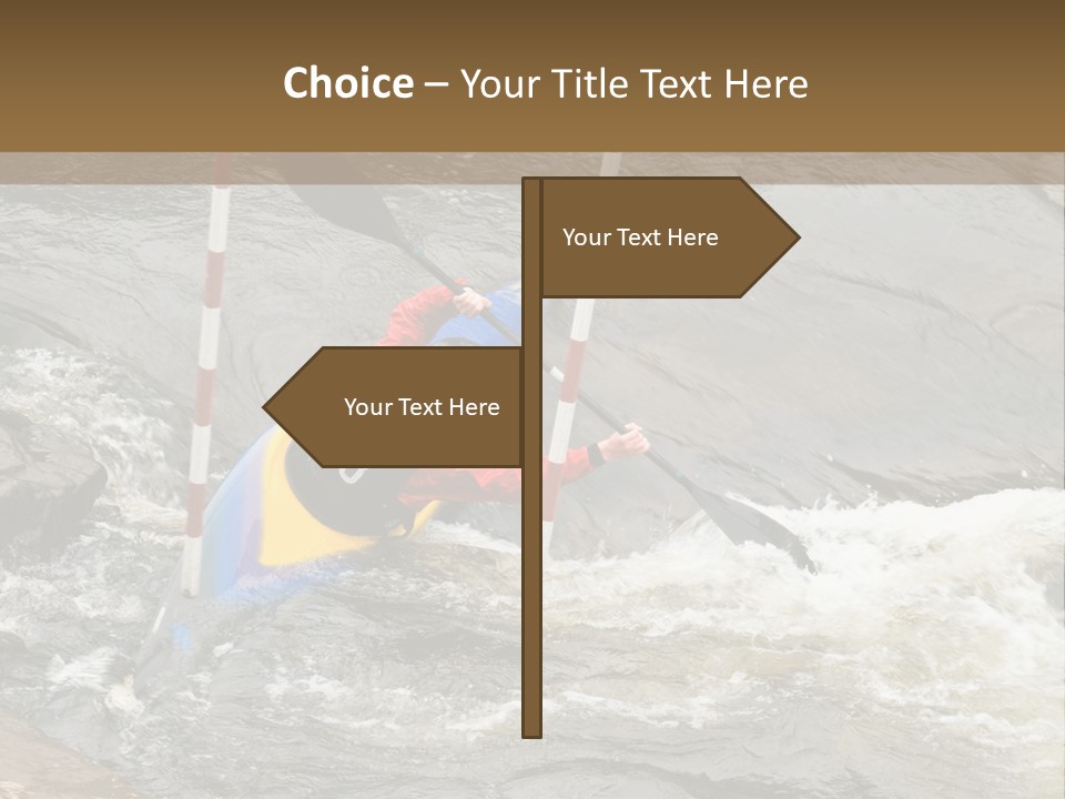 Canoing Competition PowerPoint Template