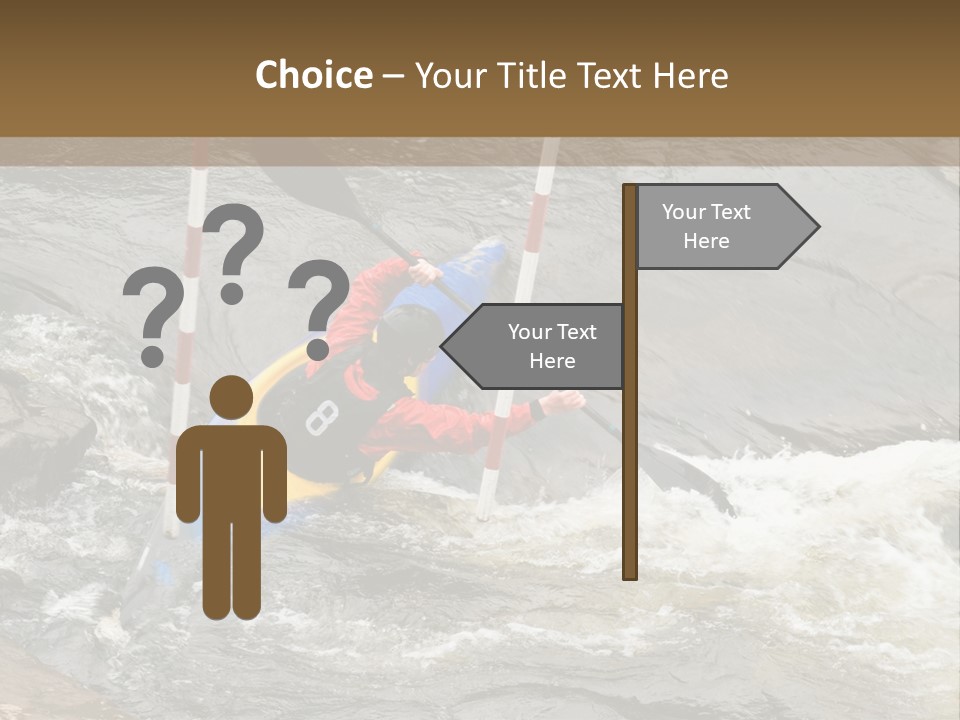 Canoing Competition PowerPoint Template